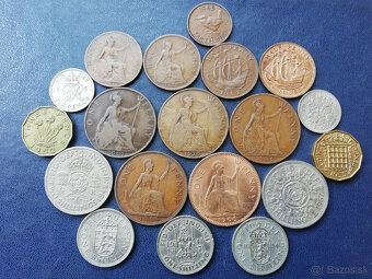 staré a nové anglické mince - 2