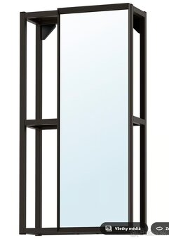 Polička ENHET so zrkadlom ikea - 2