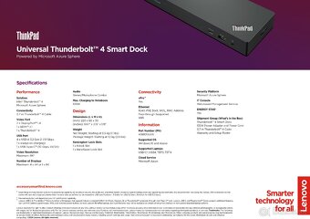 ThinkPad Thunderbolt 4 Smart Dock - 2