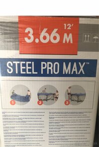 Bazén s filtraciou Bestway Steel pro max - 2