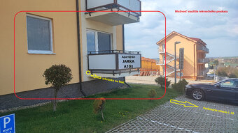 Podhájská, Apartmán Jarka, (2+kk) len 250m od areálu. - 2