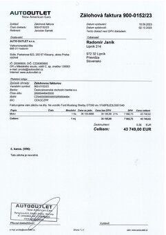 Predám búraný SHELBY MUSTANG GT 350 - 2