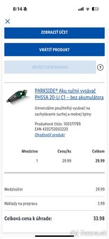 ručný vysávač parkside - 2