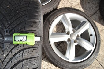 Audi hliníkové disky R17 a zimné gumy 225/45 R17 - 2