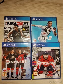 Predávam hry na PS4 slim. - 2
