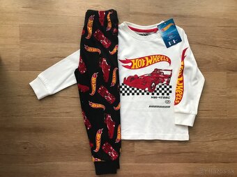 Chlapcenske dvojdielne pyzamo hotwheels - 2