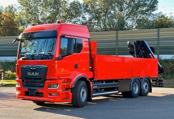 9585 - MAN TGS 26.470 - 6x2 – NOVÉ - Valník + HR-HIAB X 228- - 2