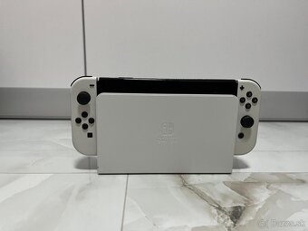 Nintendo switch OLED - biely - 2