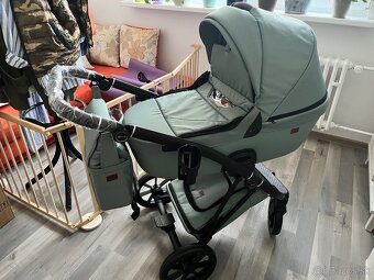 Kočík kombinovaný Jasmine Daisy Soft Mint - 2