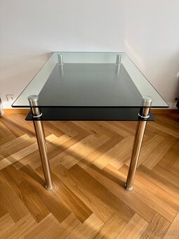 Predám jedálenský sklenený stôl. - 2