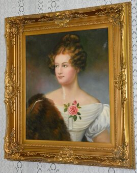 Obraz - Dáma - olej na plátně - 2