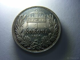 R-U 1 koruna 1896 kb vo veľmi peknom stave - 2
