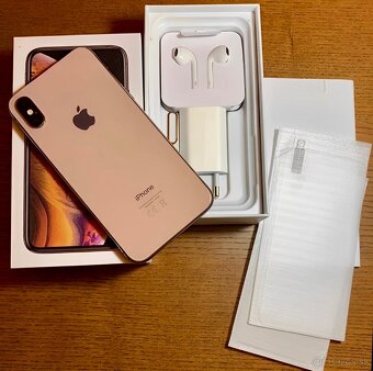 iPhone Xs Gold BATERIE 100% TOP - 2