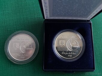 Strieborná pamätná minca 200Sk, 1996, S. Jurkovič, proof+Bk - 2