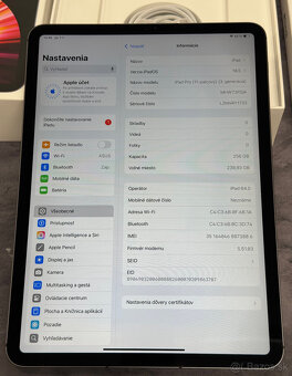 Apple iPad Pro 11" 2021 (3. generácia) Cellular + WiFi 256G - 2