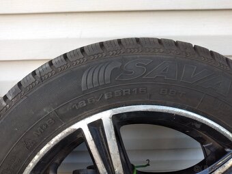 Predaj-hliníkové disky R15 a zimné pneumatiky 185/65 R15 - 2