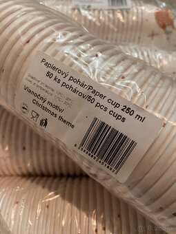 Vianočné papierové poháre 250ml - 2