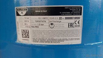 Úplne nový vzdušník ZILMET 110 Ultra PRO – 60 L / 10 bar - 2