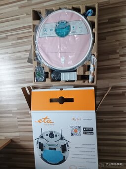 Robotický vysávač ETA ružový - 2