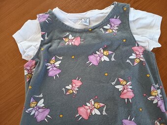 Handmade šaty s tričkom 110 - 2