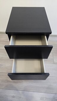 PREDÁM - Nočné stolíky a komodu IKEA MALM - 2