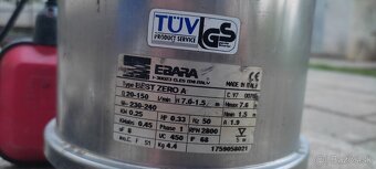 Čerpadlo Ebara Best-zero nerez 220v - 2