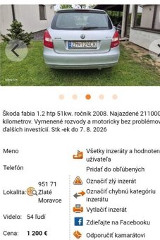Škoda Fabia combi 1.2 2008. Slovenské auto za 1200€ - 2