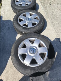 Alu disky 5x112 r15 - pneu 195/65 r15 - 2