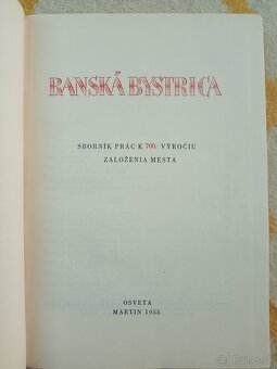 Banská Bystrica Sborník prác k 700. výročiu založenia mesta - 2