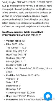 Detský bicykel BMX WETHEPEOPLE PRIME 12 - 2