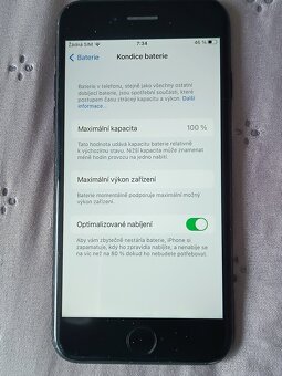 Predám iPhone 7 nová batéria v sklej farbe Jet Black s kapac - 2