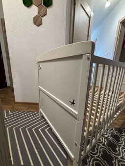 Detska postielka vacsia 140x70cm s matracom - 2