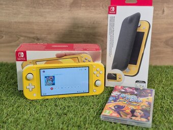 Nintendo Switch Lite žlté, púzdro a hra Super Hero Girl - 2