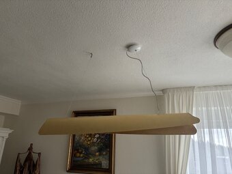 LAMPA Z ODLIEVANÉHO SKLA - RUČNÁ PRÁCA - 2