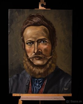 Portrét Ľudovít Štúr - tradičná olejomaľba - 2