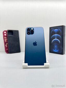 iPhone 12 PRO 128GB BLUE TOP STAV NOVÁ BATÉRIA 100% - 2