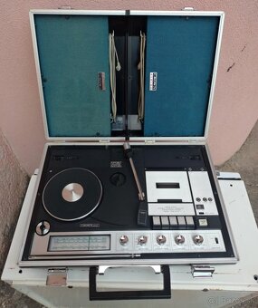 Prenosný mixážny pult v kufri (magnetofón, gramofón, rádio) - 2