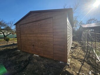 Plechové garáže od 3x5m - 2