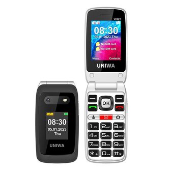 Nový, nepoužívaný 4G DUAL SIM mobil, V - konštrukcia - 2