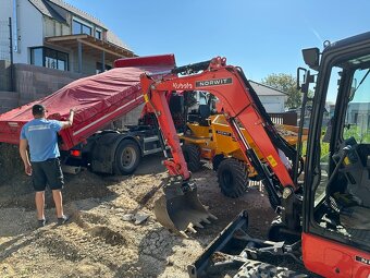 VÝKOPY BAGROM A DUMPER 3t - 2