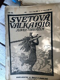 Zošitové vydanie Světová válka 1916. Slovem i obrazem - 2