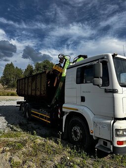 MAN TGA 26.413 kontajner ,hydraulická ruka ,drapak. - 2