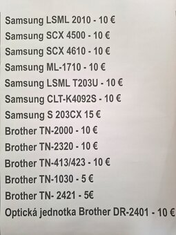 Laserové tonery - 2
