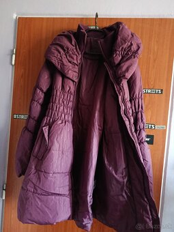 Dámska zimná bunda čierna aj bordová. - 2