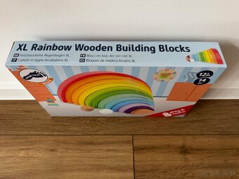Drevená skladacia dúha XL - 2