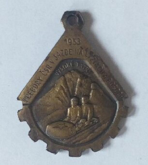 Medaila Prebory ČSR v jazde na lyž. a boboch - Vysoké Tatry - 2