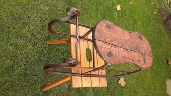 Historické, ľudové sánky - MUZEÁLNY kus. - 2