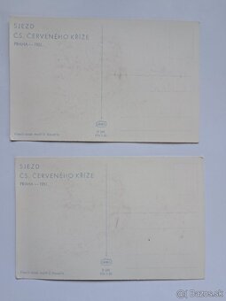 Staré pohľadnice Červený Kríž 1951 PRAHA - 2