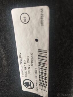 Plátno kufra Škoda Superb 3 - 2