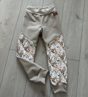Softshellove nohavice s flisom 86-140 - 2